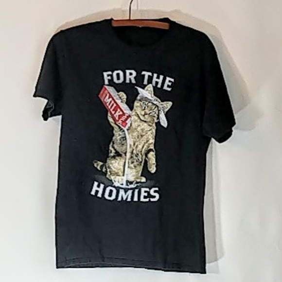 Other - Funny Cat T Shirt For The Homies sz Small Other - Funny Cat T Shirt For The Homies sz Small